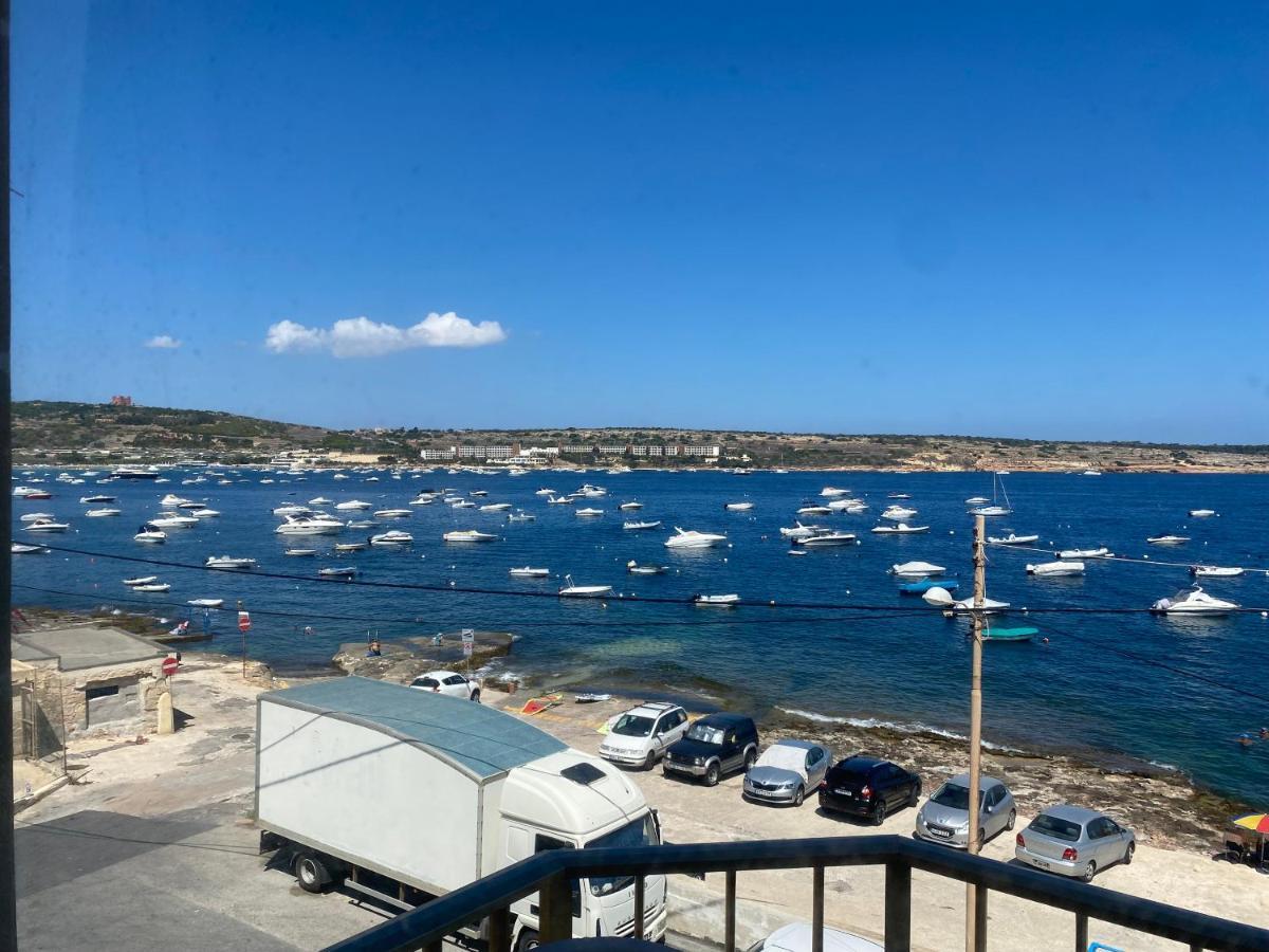 Sea Front Apartment At Mellieha Bay, Malta! Экстерьер фото