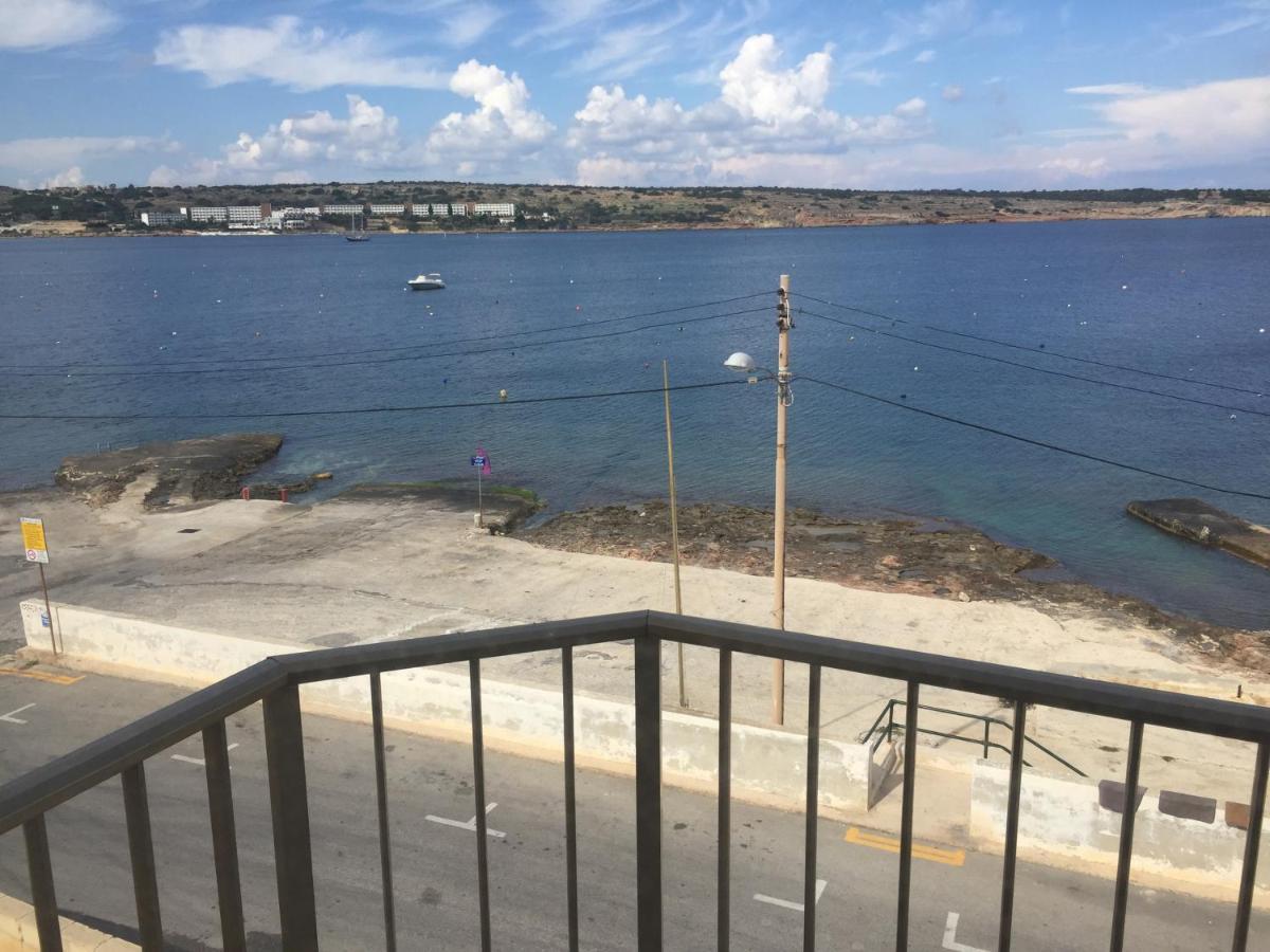 Sea Front Apartment At Mellieha Bay, Malta! Экстерьер фото