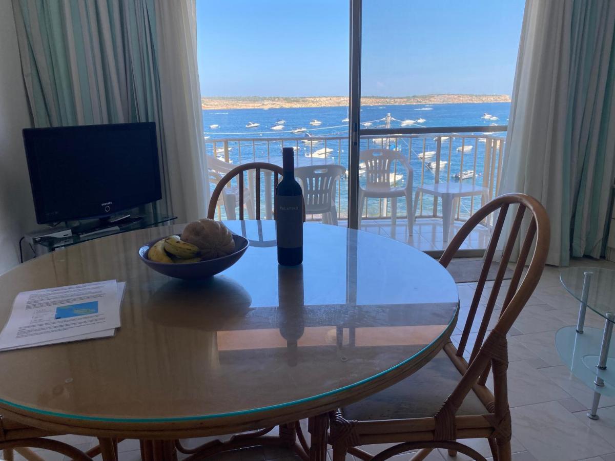 Sea Front Apartment At Mellieha Bay, Malta! Экстерьер фото